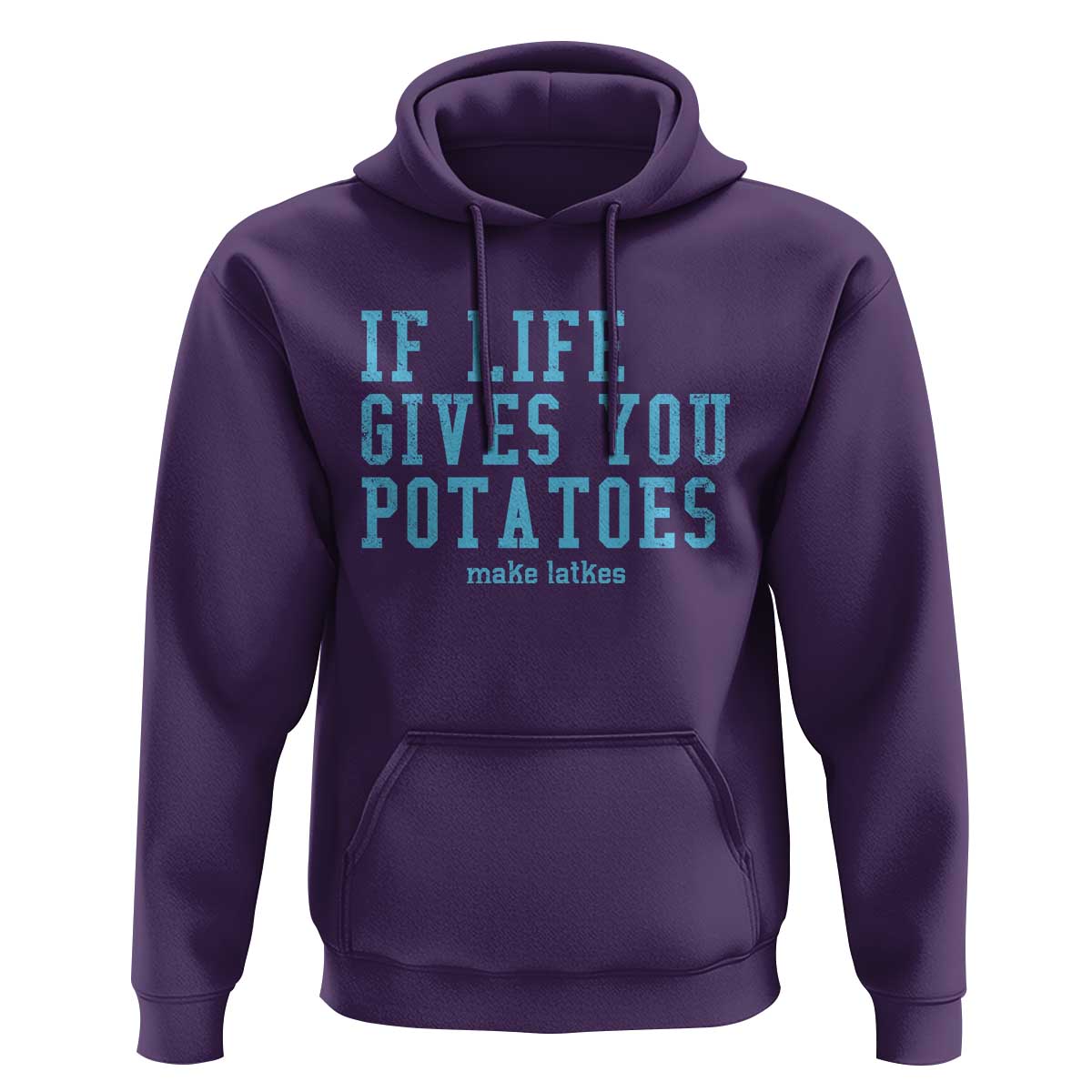 If Life Gives You Potatoes Make Latkes Hoodie Funny Hanukkah Gift Jewish Holiday - Wonder Print Shop