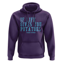 If Life Gives You Potatoes Make Latkes Hoodie Funny Hanukkah Gift Jewish Holiday - Wonder Print Shop
