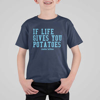 If Life Gives You Potatoes Make Latkes T Shirt For Kid Funny Hanukkah Gift Jewish Holiday - Wonder Print Shop