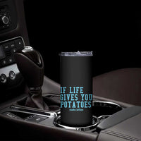 If Life Gives You Potatoes Make Latkes Skinny Tumbler Funny Hanukkah Gift Jewish Holiday - Wonder Print Shop
