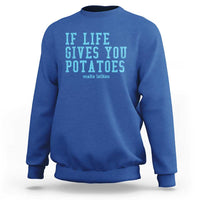 If Life Gives You Potatoes Make Latkes Sweatshirt Funny Hanukkah Gift Jewish Holiday - Wonder Print Shop