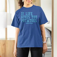 If Life Gives You Potatoes Make Latkes T Shirt For Women Funny Hanukkah Gift Jewish Holiday - Wonder Print Shop