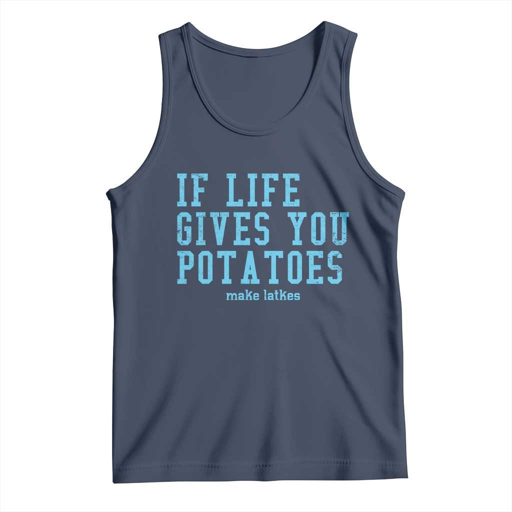 If Life Gives You Potatoes Make Latkes Tank Top Funny Hanukkah Gift Jewish Holiday - Wonder Print Shop