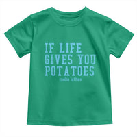 If Life Gives You Potatoes Make Latkes Toddler T Shirt Funny Hanukkah Gift Jewish Holiday - Wonder Print Shop