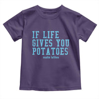 If Life Gives You Potatoes Make Latkes Toddler T Shirt Funny Hanukkah Gift Jewish Holiday - Wonder Print Shop