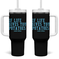 If Life Gives You Potatoes Make Latkes Tumbler With Handle Funny Hanukkah Gift Jewish Holiday - Wonder Print Shop
