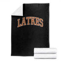 Latkes Throw Blanket Funny Hanukkah Gift Jewish Holiday Food Apparel - Wonder Print Shop