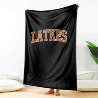 Latkes Throw Blanket Funny Hanukkah Gift Jewish Holiday Food Apparel - Wonder Print Shop
