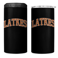 Latkes 4 in 1 Can Cooler Tumbler Funny Hanukkah Gift Jewish Holiday Food Apparel - Wonder Print Shop