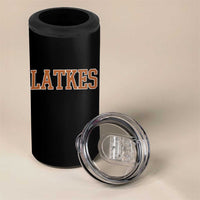 Latkes 4 in 1 Can Cooler Tumbler Funny Hanukkah Gift Jewish Holiday Food Apparel - Wonder Print Shop