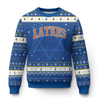 Latkes Hanukkah Ugly Sweater Funny Hanukkah Gift Jewish Holiday Food Apparel - Wonder Print Shop