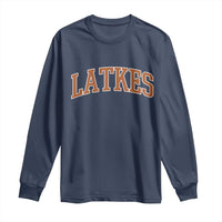 Latkes Long Sleeve Shirt Funny Hanukkah Gift Jewish Holiday Food Apparel - Wonder Print Shop