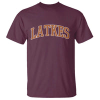 Latkes T Shirt Funny Hanukkah Gift Jewish Holiday Food Apparel - Wonder Print Shop