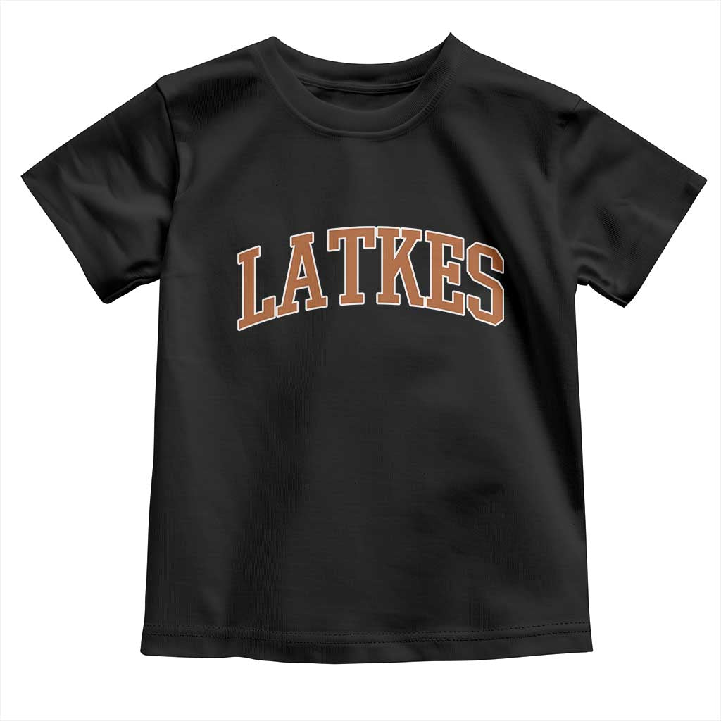 Latkes Toddler T Shirt Funny Hanukkah Gift Jewish Holiday Food Apparel - Wonder Print Shop
