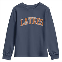 Latkes Youth Sweatshirt Funny Hanukkah Gift Jewish Holiday Food Apparel - Wonder Print Shop