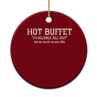 Hot Buffet Available All Day Ceramic Ornament Eat As Much As You Like - Wonder Print Shop