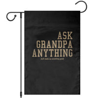Funny Grandpa Garden Flag Ask Grandpa Anything Fathers Day Gift - Wonder Print Shop