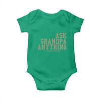 Funny Grandpa Baby Onesie Ask Grandpa Anything Fathers Day Gift - Wonder Print Shop