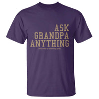 Funny Grandpa T Shirt Ask Grandpa Anything Fathers Day Gift - Wonder Print Shop