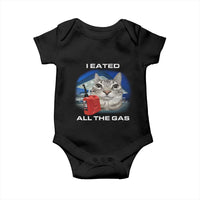 Sarcastic Cat Meme Baby Onesie Funny Retro I Eated All The Gas Gen Z Humor - Wonder Print Shop