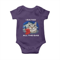 Sarcastic Cat Meme Baby Onesie Funny Retro I Eated All The Gas Gen Z Humor - Wonder Print Shop