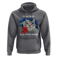 Sarcastic Cat Meme Hoodie Funny Retro I Eated All The Gas Gen Z Humor - Wonder Print Shop