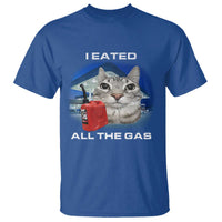 Sarcastic Cat Meme T Shirt Funny Retro I Eated All The Gas Gen Z Humor - Wonder Print Shop