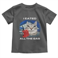 Sarcastic Cat Meme Toddler T Shirt Funny Retro I Eated All The Gas Gen Z Humor - Wonder Print Shop