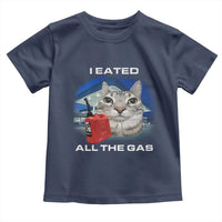 Sarcastic Cat Meme Toddler T Shirt Funny Retro I Eated All The Gas Gen Z Humor - Wonder Print Shop