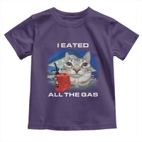 Sarcastic Cat Meme Toddler T Shirt Funny Retro I Eated All The Gas Gen Z Humor - Wonder Print Shop