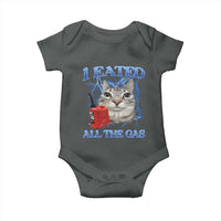Sarcastic Cat Meme Baby Onesie I Eated All The Gas Gen Z Humor Bootleg - Wonder Print Shop