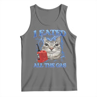 Sarcastic Cat Meme Tank Top I Eated All The Gas Gen Z Humor Bootleg - Wonder Print Shop