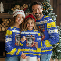 Funny Alpha Wolf Hanukkah Ugly Sweater Meme If They Talk Behind Your Back Fart Bootleg - Wonder Print Shop