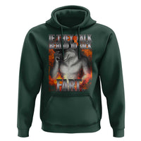 Funny Alpha Wolf Hoodie Meme If They Talk Behind Your Back Fart Bootleg - Wonder Print Shop
