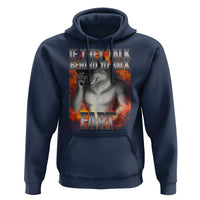 Funny Alpha Wolf Hoodie Meme If They Talk Behind Your Back Fart Bootleg - Wonder Print Shop