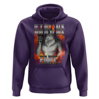 Funny Alpha Wolf Hoodie Meme If They Talk Behind Your Back Fart Bootleg - Wonder Print Shop