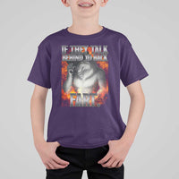 Funny Alpha Wolf T Shirt For Kid Meme If They Talk Behind Your Back Fart Bootleg - Wonder Print Shop
