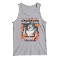 Funny Alpha Wolf Tank Top Meme If They Talk Behind Your Back Fart Bootleg - Wonder Print Shop