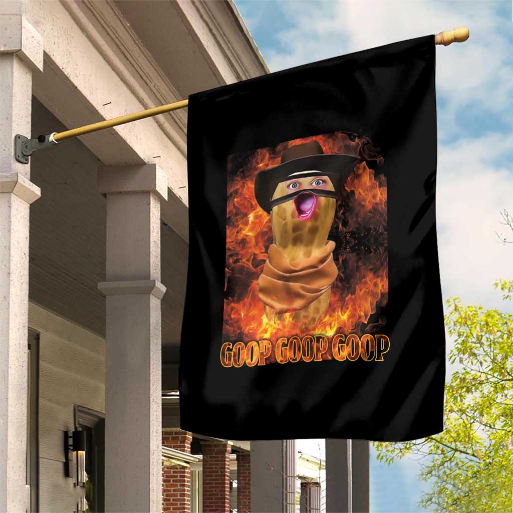 Peanut Goop Meme Garden Flag Funny Bungulator - Wonder Print Shop