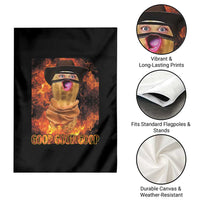 Peanut Goop Meme Garden Flag Funny Bungulator - Wonder Print Shop