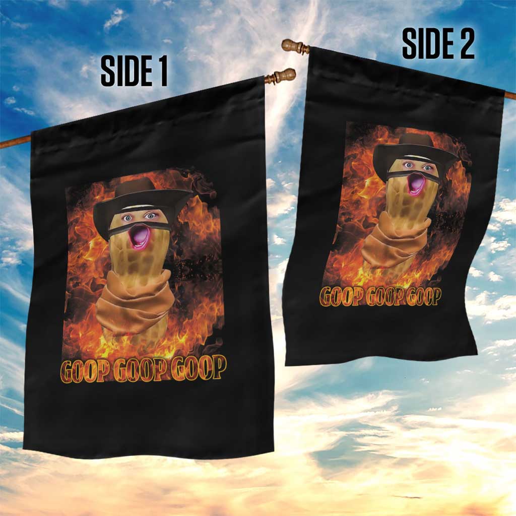 Peanut Goop Meme Garden Flag Funny Bungulator - Wonder Print Shop