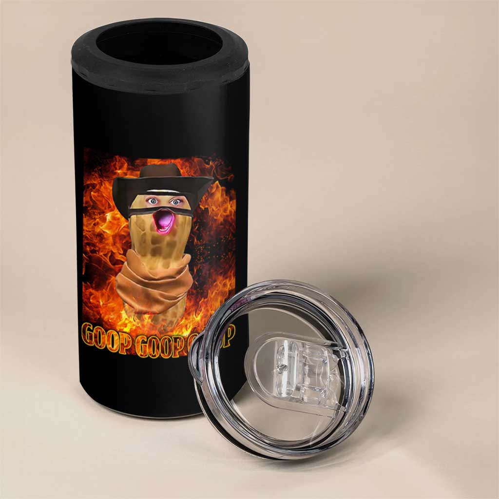 Peanut Goop Meme 4 in 1 Can Cooler Tumbler Funny Bungulator - Wonder Print Shop