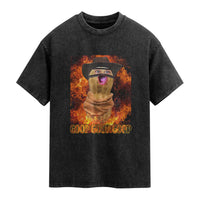 Peanut Goop Meme Washed Cotton T-Shirt Funny Bungulator