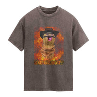 Peanut Goop Meme Washed Cotton T-Shirt Funny Bungulator