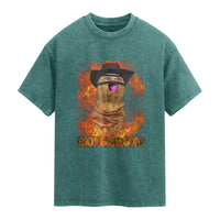 Peanut Goop Meme Washed Cotton T-Shirt Funny Bungulator