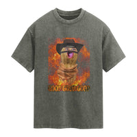 Peanut Goop Meme Washed Cotton T-Shirt Funny Bungulator