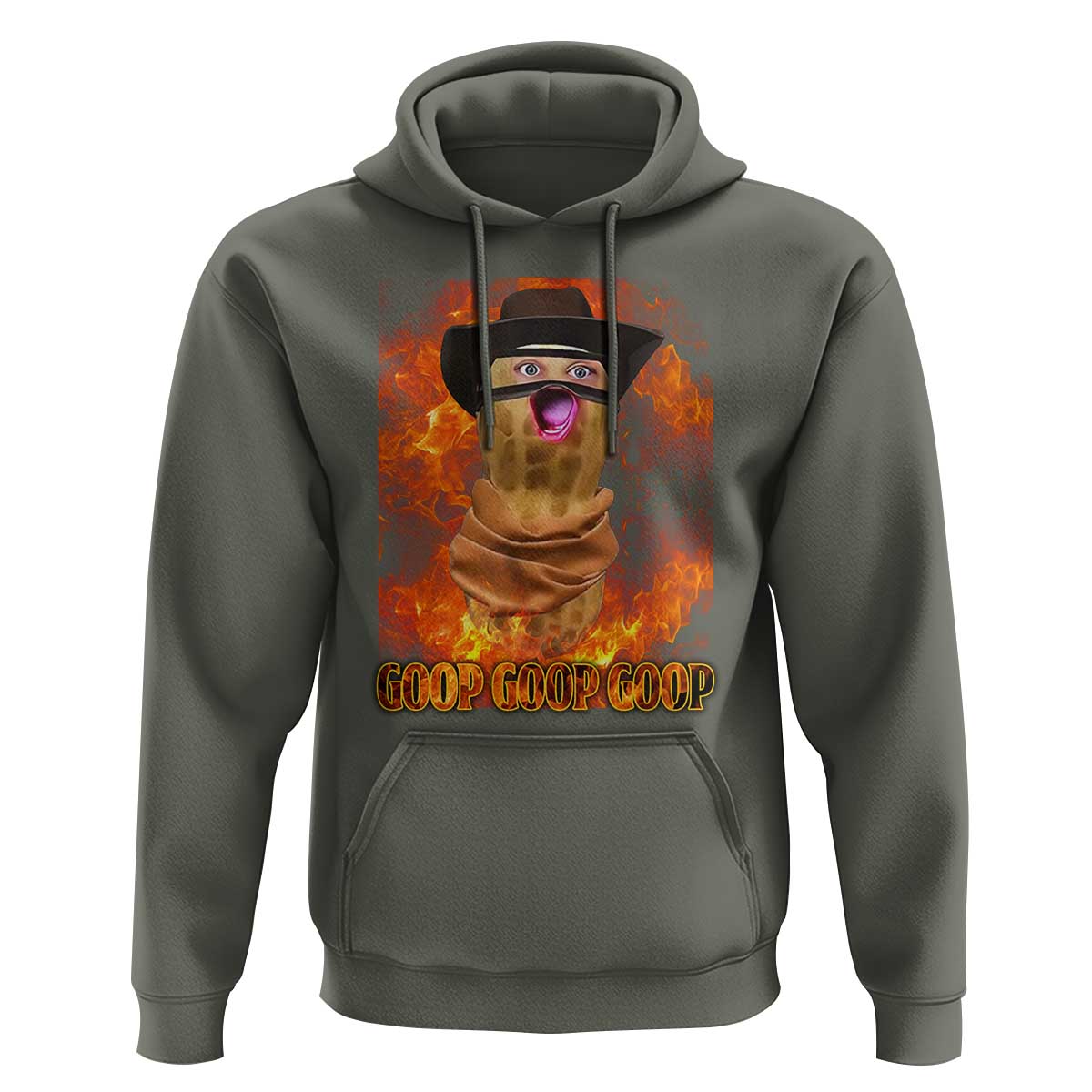 Peanut Goop Meme Hoodie Funny Bungulator - Wonder Print Shop