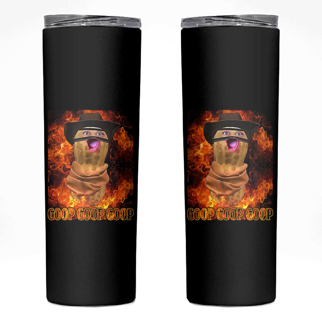 Peanut Goop Meme Skinny Tumbler Funny Bungulator - Wonder Print Shop
