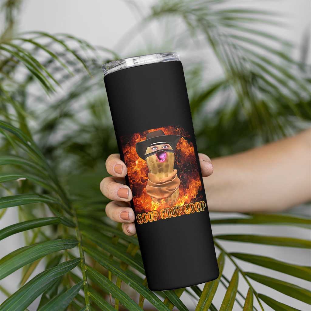 Peanut Goop Meme Skinny Tumbler Funny Bungulator - Wonder Print Shop
