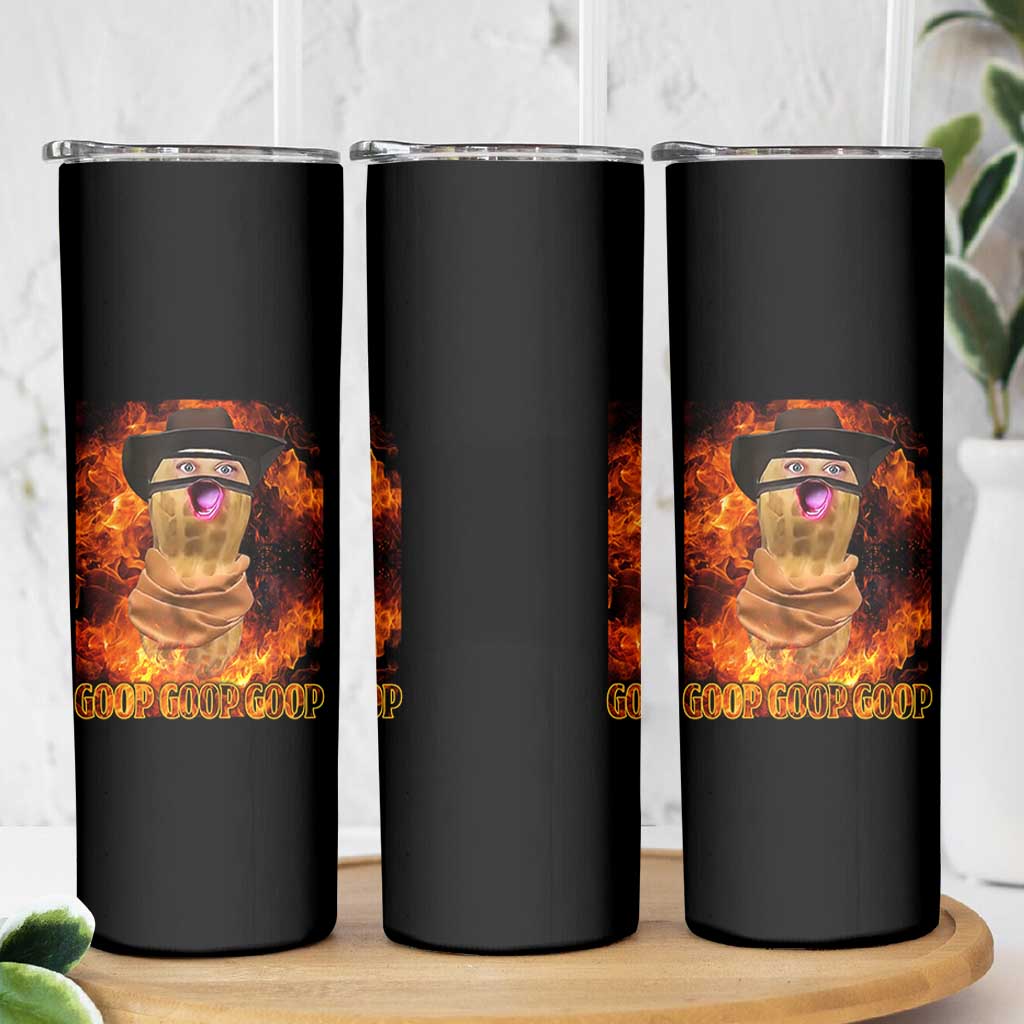 Peanut Goop Meme Skinny Tumbler Funny Bungulator - Wonder Print Shop